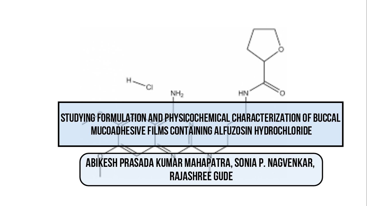 Studying Formulation And Physicochemical Characterization Of Buccal ...