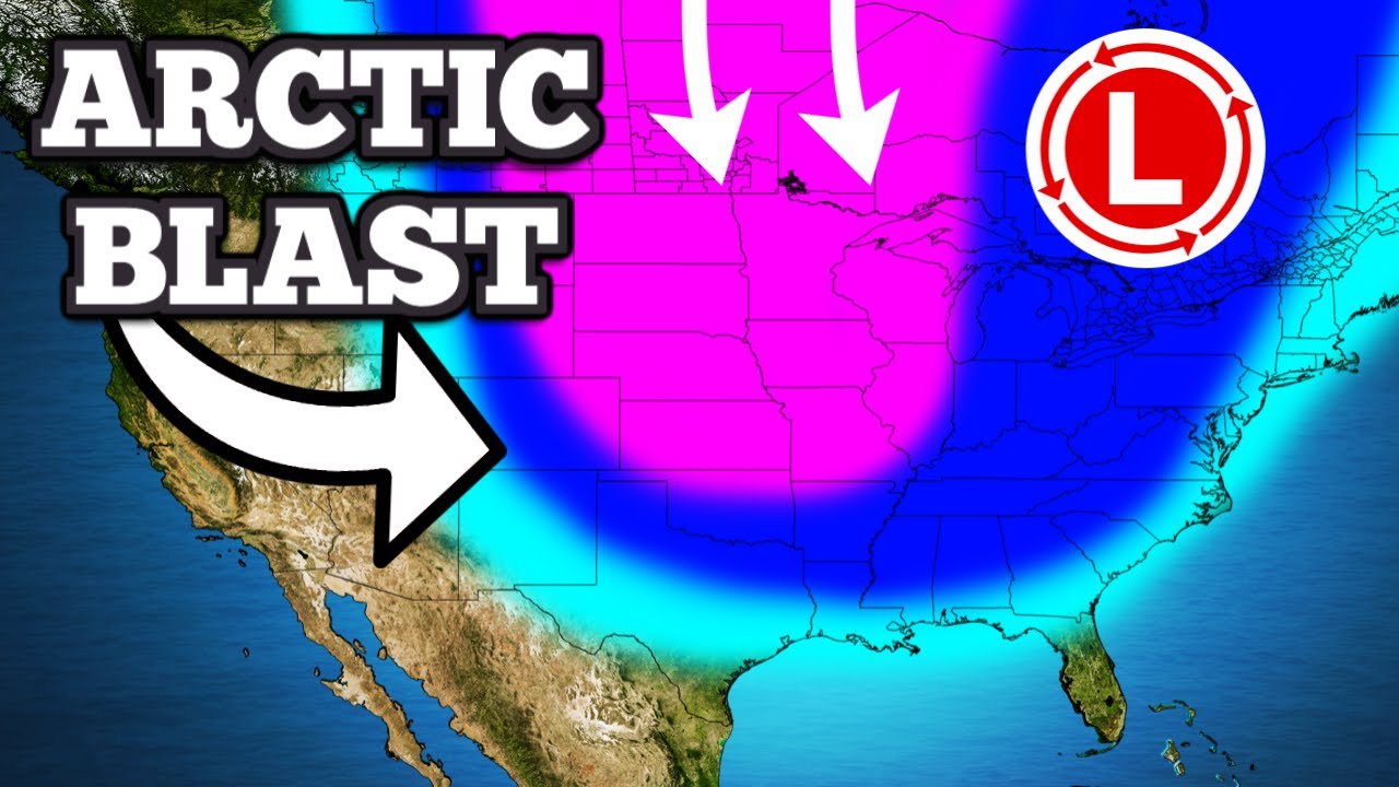 This Arctic Blast Will Bring Winter Weather To The USA... - YouTube