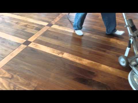 Buffing hardwood floors Buffing hardwood floors