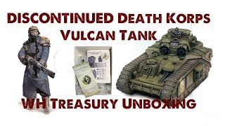 I CANT BELIEVE GAMES WOKRSHOP AXED THIS DEATH KORPS TANK! OOP MACHARIUS VULCAN Review \u0026 Unboxing