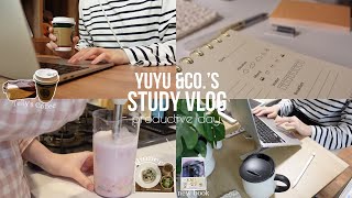 Study vlog / working on a laptop all day👩🏻‍💻🥪 / productive / Living in Japan / What I eat in a day