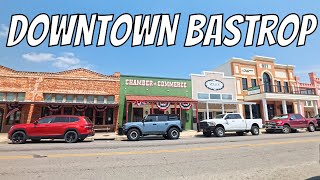 Downtown Bastrop, Texas walk! Walk with me around a Texas town!