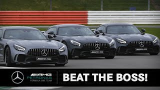 BEAT THE BOSS | Toto vs. Lewis vs. Valtteri!!