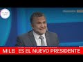 javier milei presidente c5n da los resultados de las elecciones