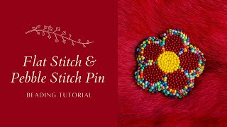 Flat Stitch & Pebble Stitch Tutorial | #BeadandThrive