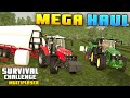 LOOK AT THIS MEGA HAUL! BIGGEST YET | Survival Challenge CO-OP | FS22 - Episode 65