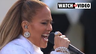 J Lo performs at the Biden-Harris US Inauguration