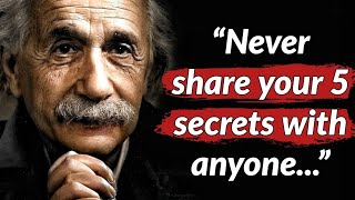 Never Share These Five Things About You With Anyone||Elbert Einstein five Quotes ❤️💚