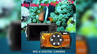 Ricoh WG-6 20MP Waterproof/Shockproof Digital Camera (Orange)