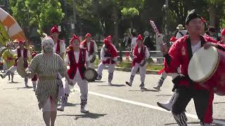 ＠２０２３年7月16日@中野チャンプルーフェスタ2023@上石神井琉球エイサー会（かみしゃくじい りゅうきゅう えいさーかい）@四季の森180道じゅねー@15:11