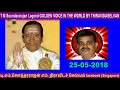 T M Soundararajan Legend GOLDEN VOICE IN THE WORLD BY THIRAVIDASELVAN VOL 192  Devotional Song