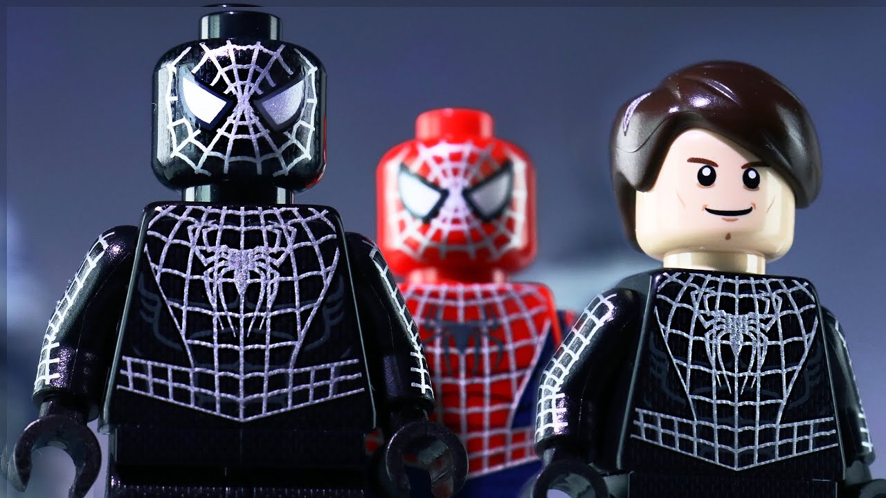 Lego Black Spiderman Comic-Con Symbiote Minifigure ...