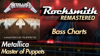 Metallica - Master of Puppets | Rocksmith® 2014 Edition | Bass Chart