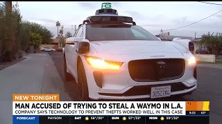 Officials credit technology for stopping theft of Waymo car in LA