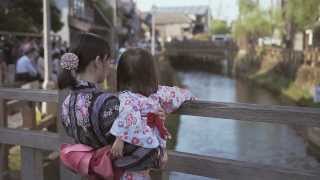 佐原の夏 灯籠流し  Scenery of traditional Japan \