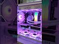 ryzen 7 5700x pc build with gigabyte 4060ti aero msi b550m pro u0026 darkflash c285mp white case