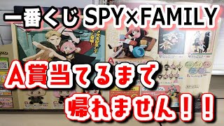 【一番くじ】スパイファミリーの一番くじ 人気すぎてＡ賞が残ってない！？ アーニャを引き当てるまで帰れませんっ！！【SPY×FAMILY】