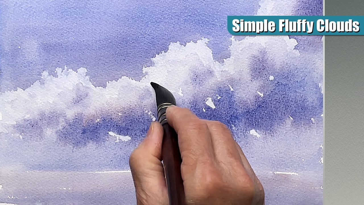 How To Paint Fluffy Clouds Acrylic At Carmina Cox Blog