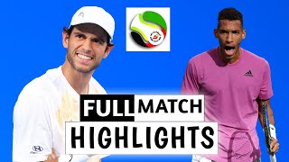 Felix Auger Aliassime vs Nuno Borges Highlights - Dubai Tennis Championships 2025