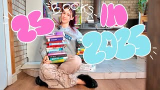 the 25 books I want to read in 2025 (25 MUSTS)