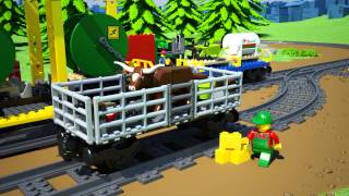 Smyths Toys - LEGO City Cargo Train 60052