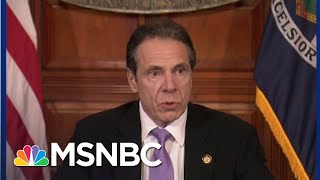 Andrew Cuomo Orders Businesses To Keep At Least Half Of Workforce At Home | MSNBC