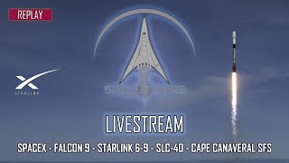 SpaceX - Falcon 9 - Starlink Group 6-9 - SLC-40 - Cape Canaveral SFS - August 11, 2023