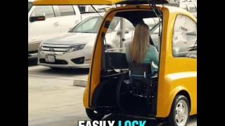 'Kenguru' car is a electric hatchback for wheelchair users