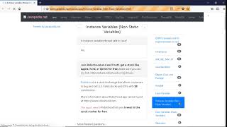 Is Instance variables thread safe in Java? | javapedia.net