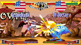 @vsavj: ActionHank (US) vs Dr.Doctor (US) [Vampire Savior vsav Fightcade] Jun 21