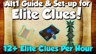 Elite Clue Scroll Guide! 12+ Clues/hr! [Runescape 3] My Set-up & How to use Alt1 Efficiently