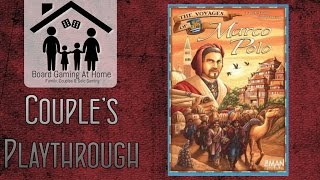 The Voyages of Marco Polo 2 Player Playthrough (Board Game Gameplay Overview, Runthrough \u0026 Review)