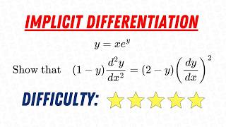 Implicit Differentiation on STEROIDS Difficulty | A Level Maths