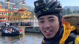 Golden week bike touring and camping 🏕 in Hakone national park 🏞