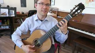 Lesson: Tanz by Fuhrmann for Classical Guitar (Easy)