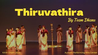 Thiruvathira | KAW Onam 2024 | Team Dhanu