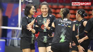 ทีมสาวไทย ลงซ้อมที่สนามอินดอร์ สเตเดียม ครั้งแรก ก่อนลงแข่งในศึก VNL 2023