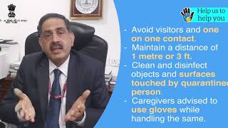 Prof. Balram Bhargava, DG, ICMR, on things we should know during home quarantine for COVID-19