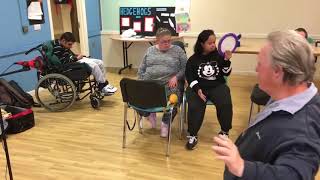 Using the sound beam at The Avelon Road Centre.