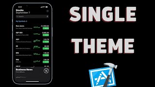 iOS App Design – Forced App Themes (Swift)