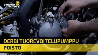 Tuorevoitelupumpun poisto käytöstä - Derbi DRD