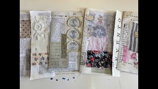 #the100dayproject | Tutorial | trifold journal spots inspired by antique fabric sample books | DAY 5
