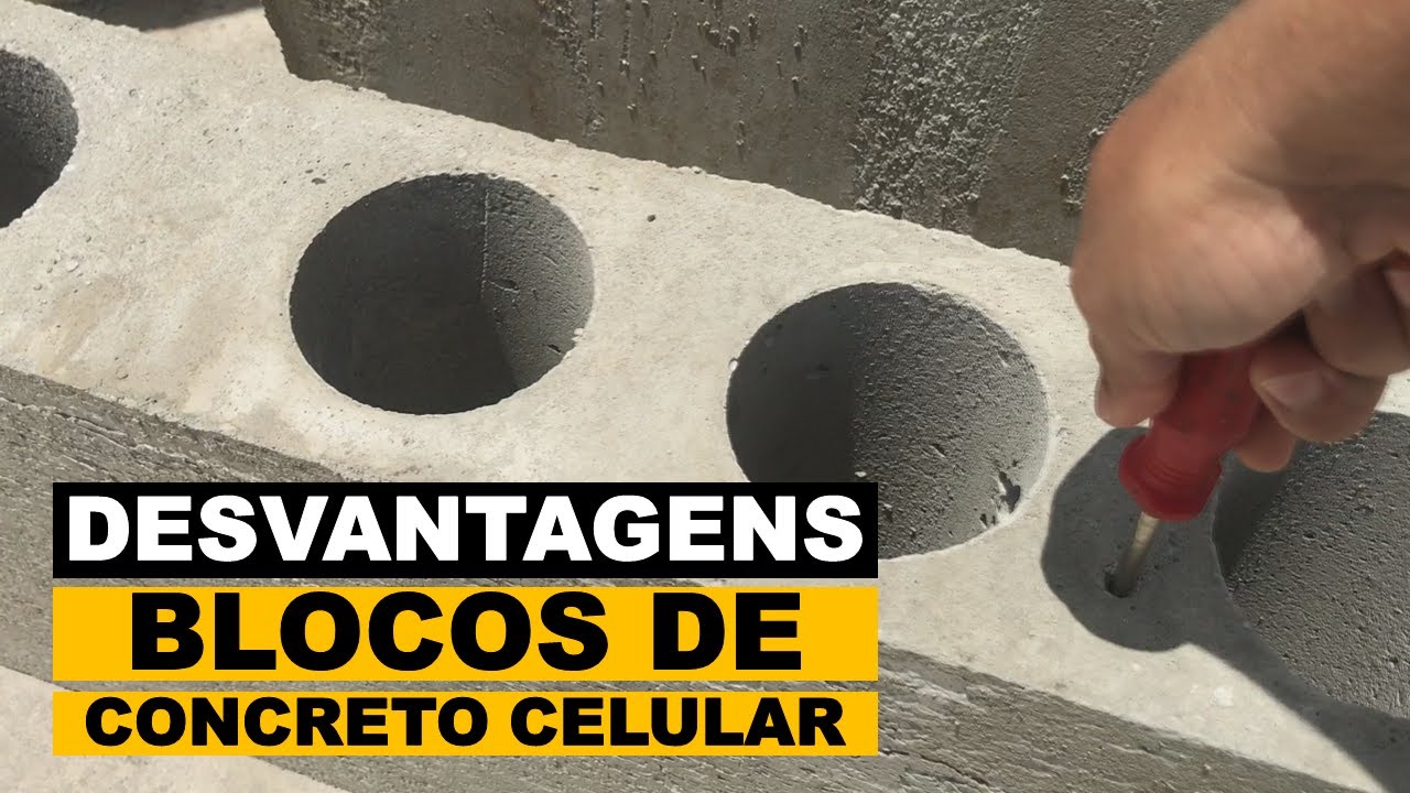 Quais As Desvantagens Dos Blocos De Concreto Celular. - YouTube