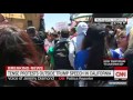 donald trump protesters gather outside ca gop convention