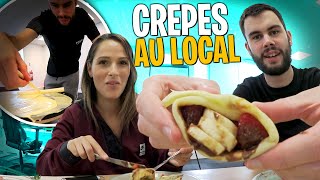 Je fais des vraies crêpes avec Lebouseuh au local 🥞