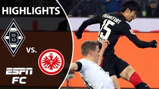 10-man Eintracht Frankfurt deals Gladbach fourth straight loss | Bundesliga Highlights | ESPN FC