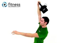 Kettlebell Workout Routine for Strength - 15 Minute Kettlebell Training with Fitness Blender