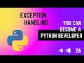 #26 Exception Handling in Python | Python Tutorial Series | in Tamil | Error Makes Clever Academy