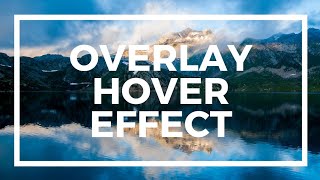 How To Create Image Overlay Hover Effect Using HTML, CSS and JavaScript | Speed Code