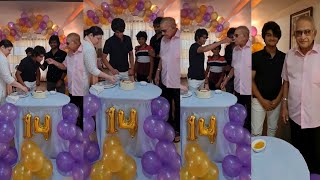 Here Sudheer babu son Charith 14th birthday celebration
